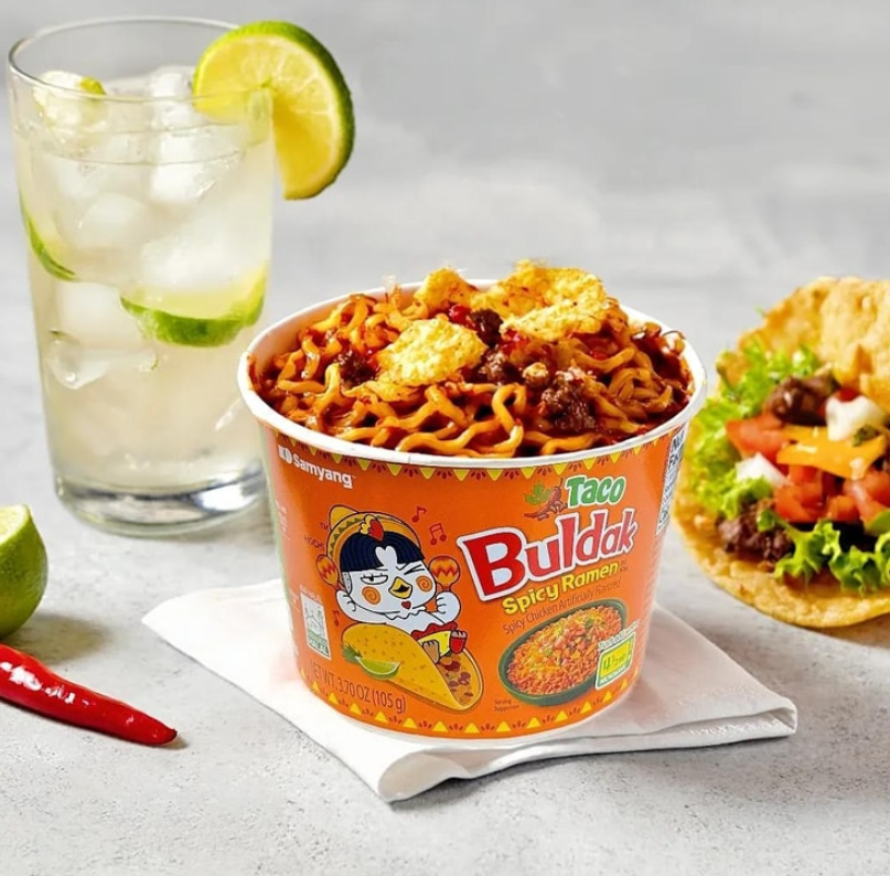 Buldak Artificial Spicy Chicken Flavor Ramen Taco Flavor