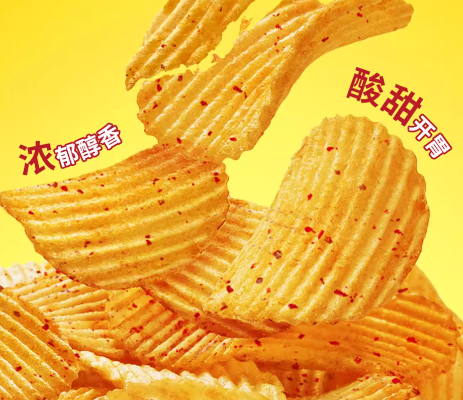 Lay’s Wavy Chips-（Buldak）Spicy Chicken Ramen Flavor
