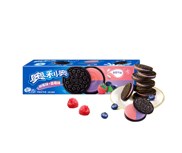 Blueberry & Raspberry Cream Oreos