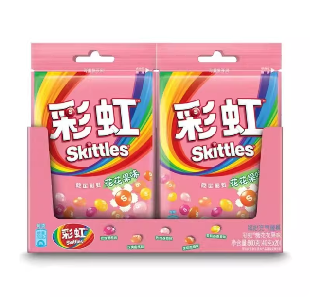 Skittles bag- Flowery fruity flavor