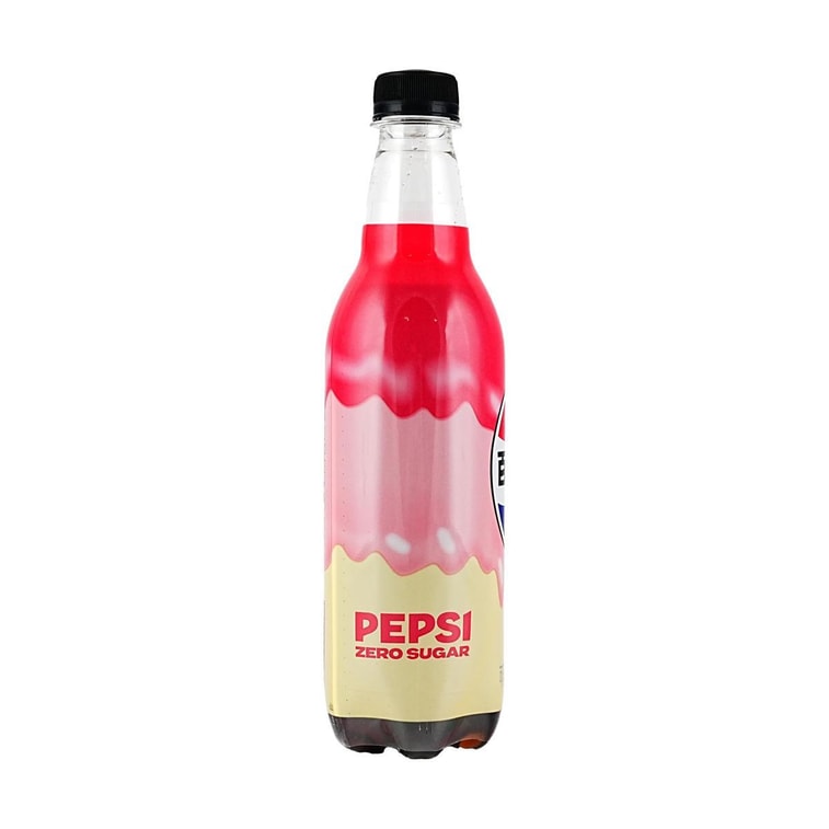 Pepsi Strawberry Milkshake Flavor Bottle 