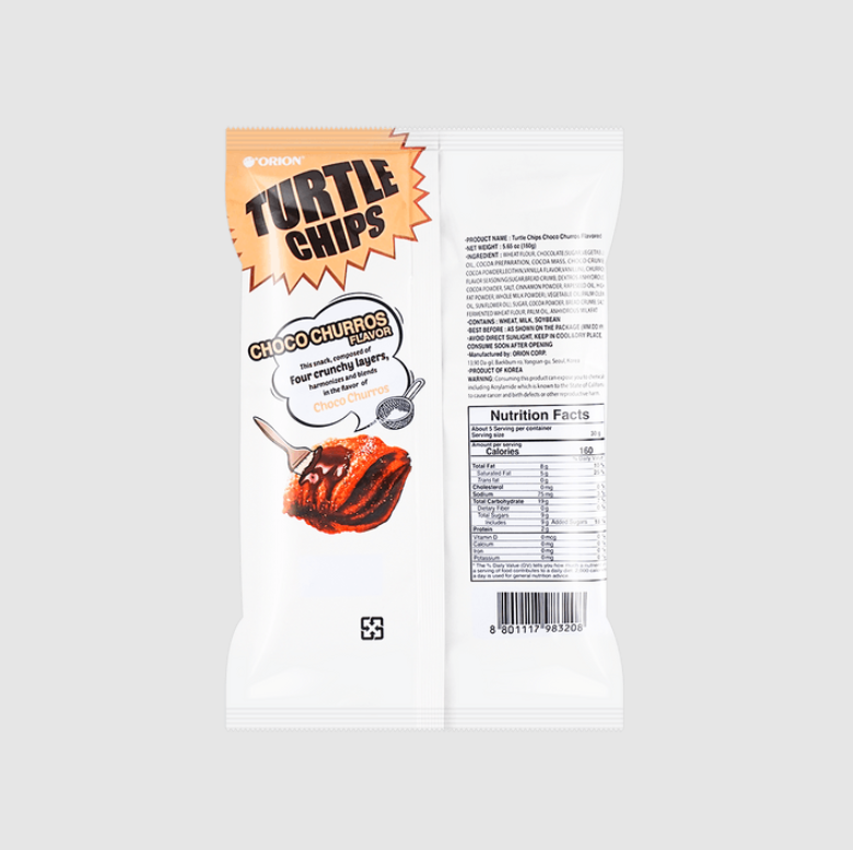 Orion Turtle Chip Choco Churros (L)  
