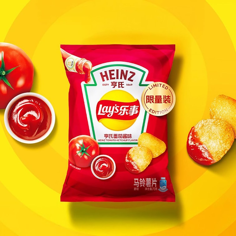 Lays Heinz Ketchup Flavor, Limited Collaboration