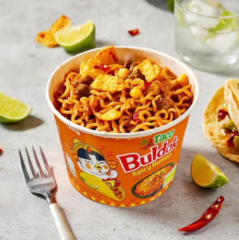 Buldak Artificial Spicy Chicken Flavor Ramen Taco Flavor